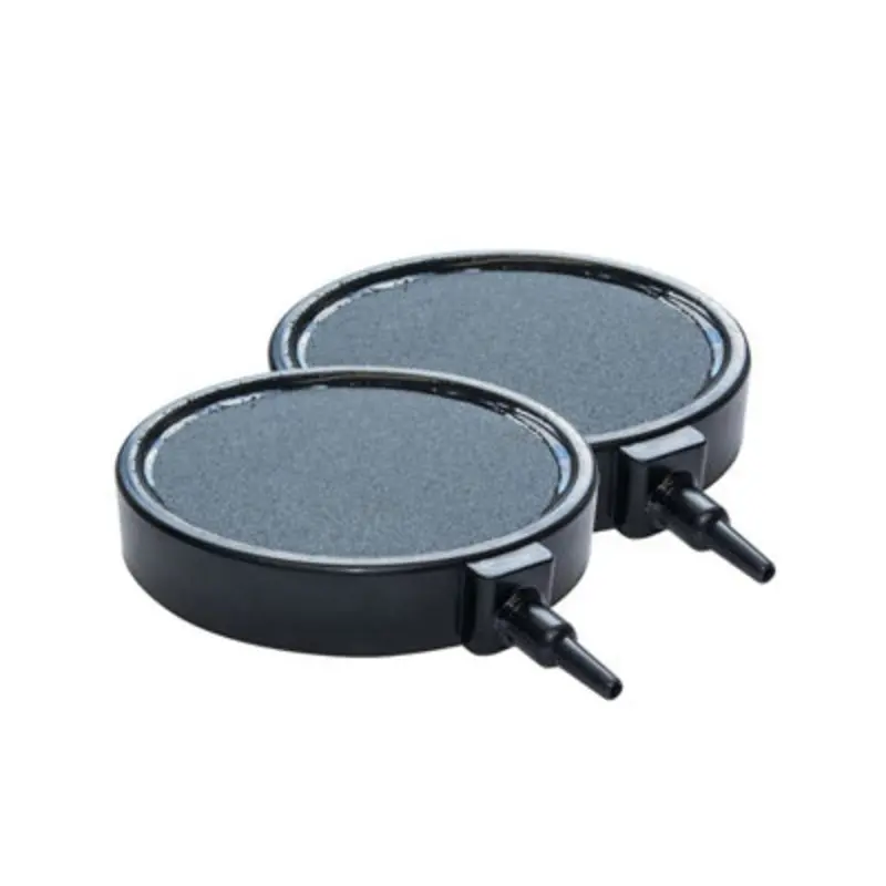 Pisces Pack Of 2 100Mm X 19Mm Round Pond And Aquarium Air Stone Disc