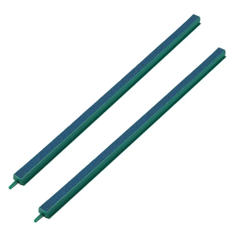 Tlily Green/Blue 2X Aquarium Fish Tank Bubble Air Stone Bar Oxygen Pump + Inch Size 16