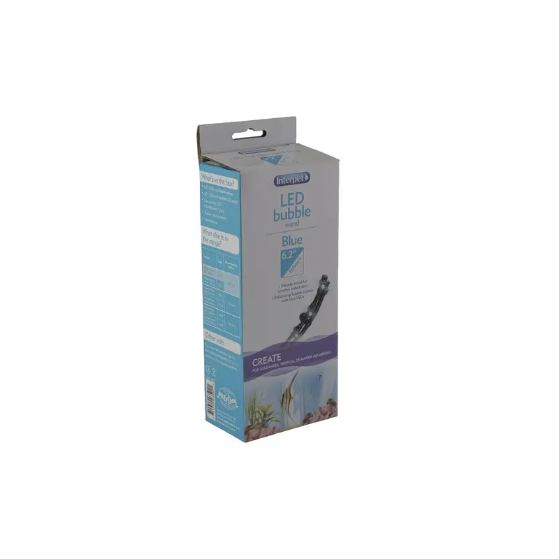 Blue Interpet Led Bubble Wand - 160Mm