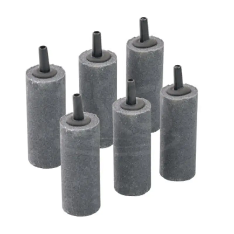 Pisces 6X Aquarium Airstone Cylinder 20X50mm