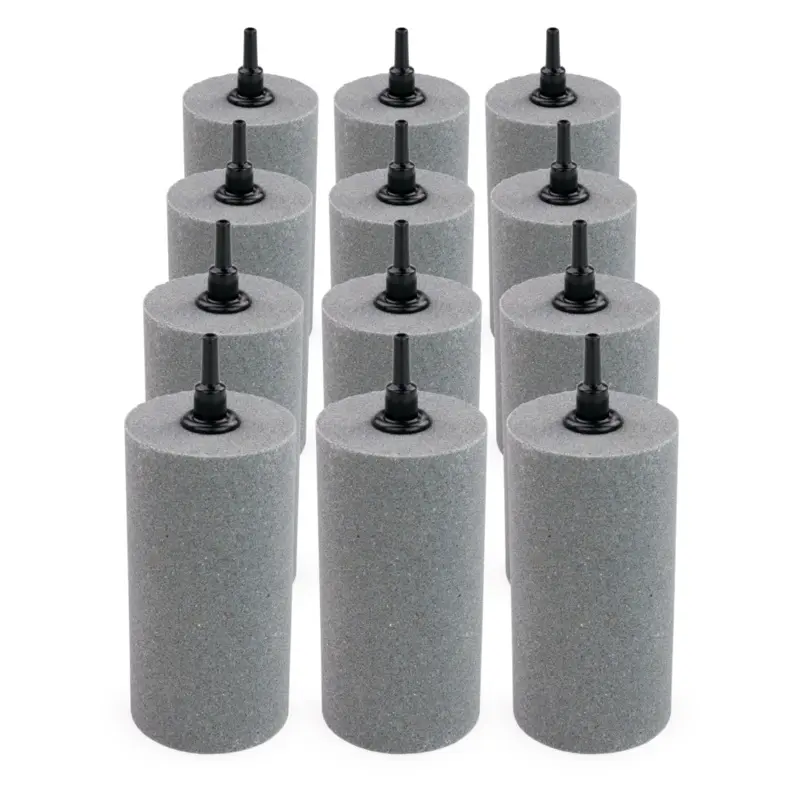Pisces Pack Of Pond Airstone Tall Cylinder 50 X 100Mm Size 12