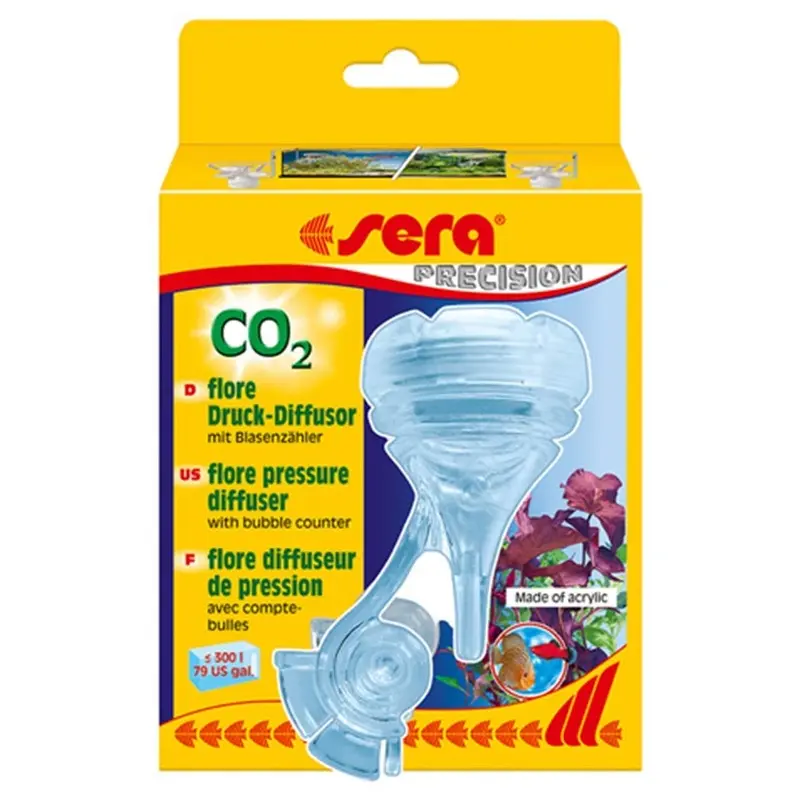 sera Flore Co2 Pressure Diffusor With Bubble Counter 1 Pc.