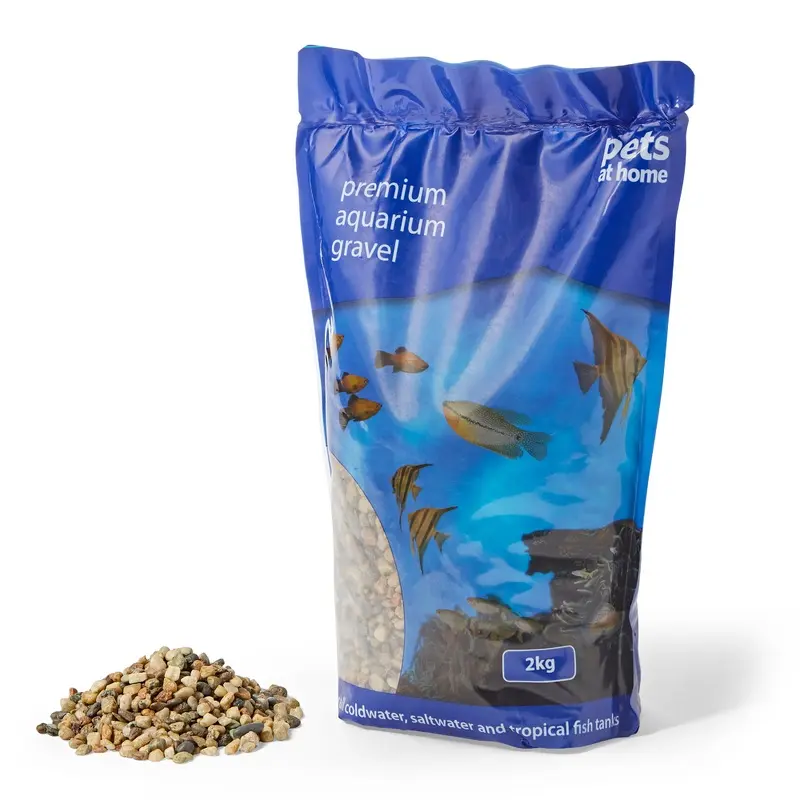 Pets At Home Aquarium Gravel Dark Stone Mix 2Kg