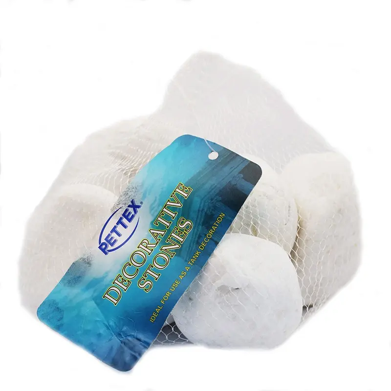 Pettex Aquatics Decorative Aquarium Stones White