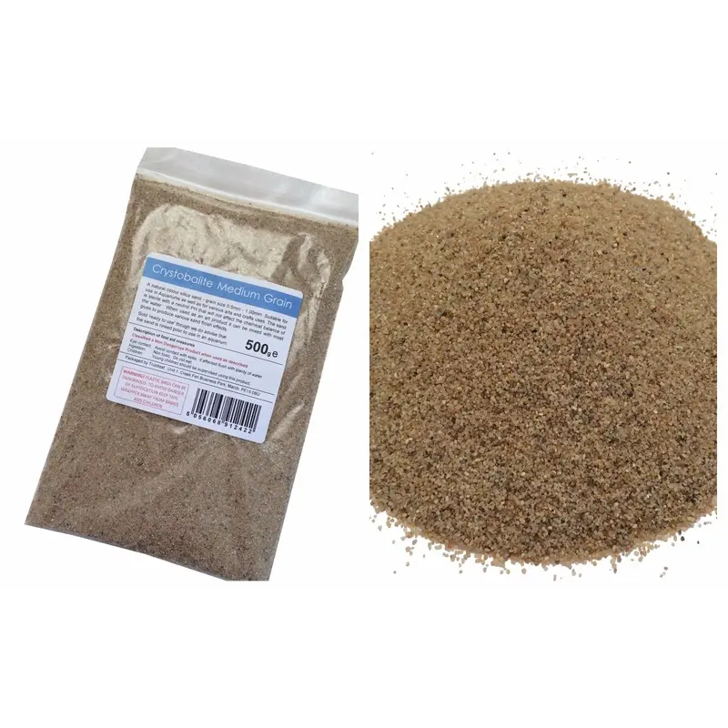 500g Natural Colour Silica Sand - Medium Grain * Suitable for Aquariums
