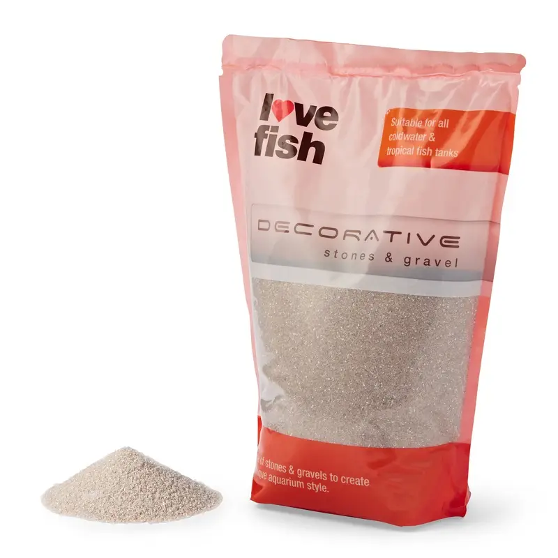 Love Fish Aquarium Sand Pewter 2Kg