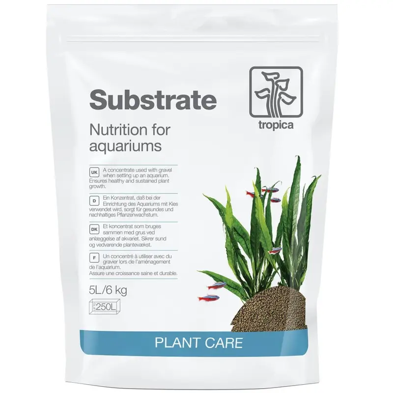 Tropica Plant Growth Substrate, Concentrate For Use With Aquarium Gravel Litre Size 5