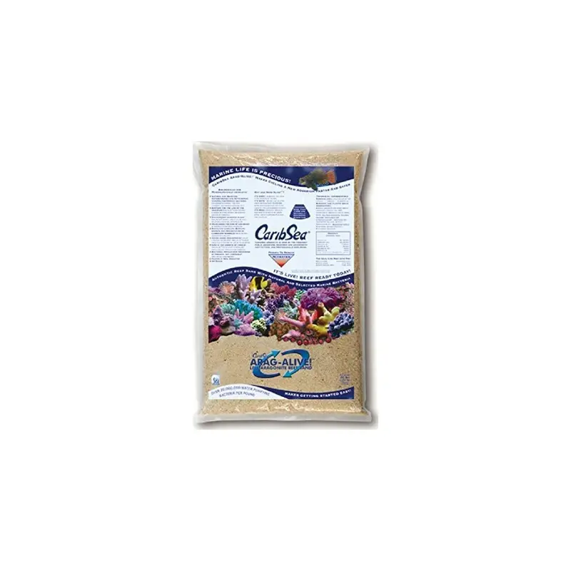 Carib Sea Arag-Alive 20-Pound Special Grade Reef Sand, Bahamas Oolite