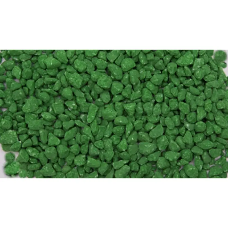 Dihl Green Coloured Aquarium Gravel - 3Mm To 8Mm Tropical Decorative Fish Tank 1Kg