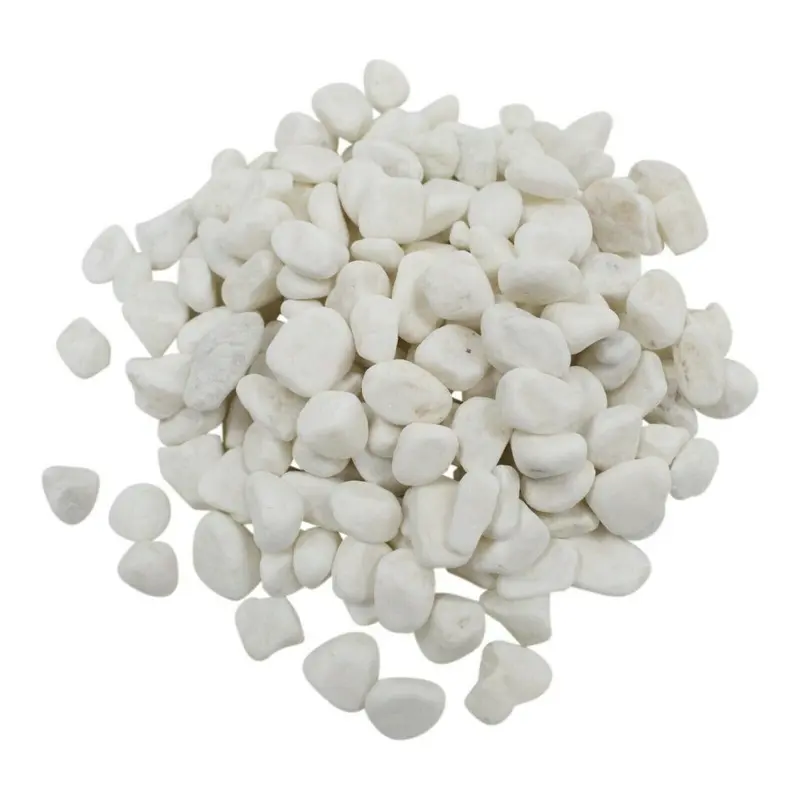 Geri White Decorative Stones Natural Stones 600 Grams Fish Tank Stones & Arts Crafts
