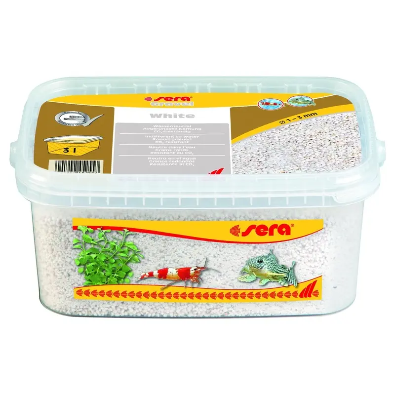 sera Gravel White  1-3 mm 3 L