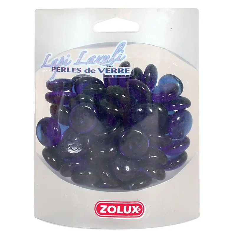 Zolux Blanc Glass Beads Lapi Lazuli