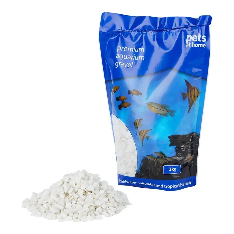 Pets At Home Aquarium Gravel Natural White 2Kg
