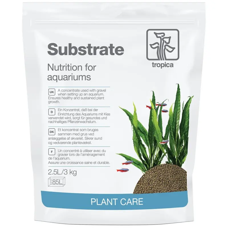 Tropica Plant Growth Substrate, Concentrate For Use With Aquarium Gravel - 2.5L Large