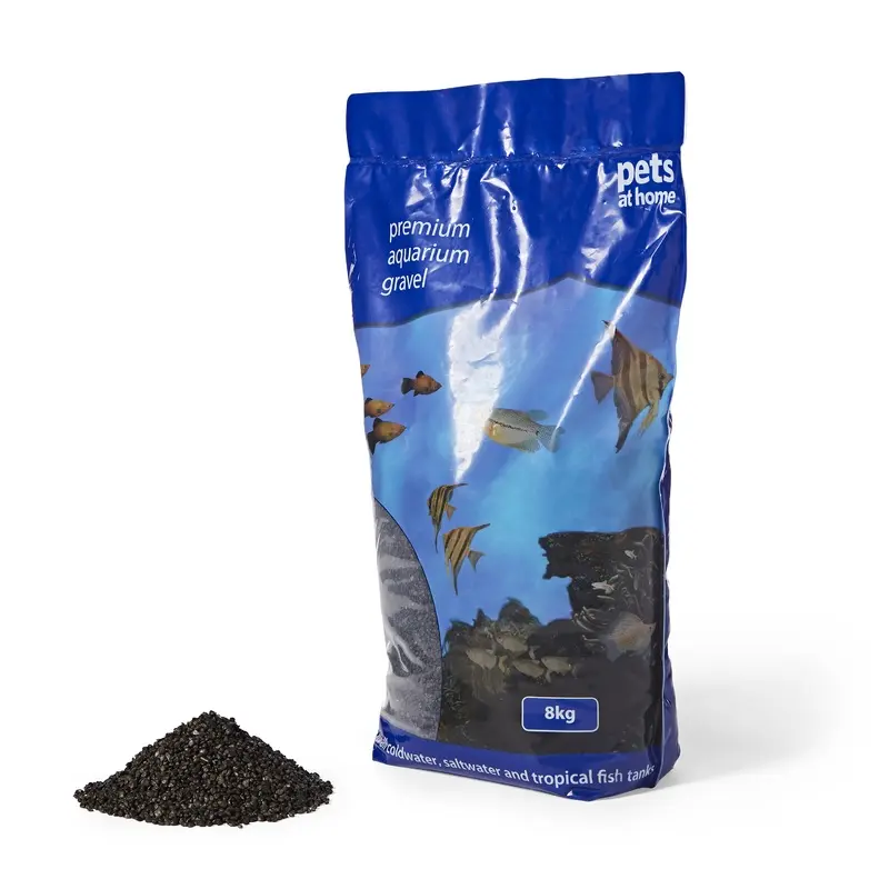 Pets At Home Premium Aquarium Gravel Black 8Kg