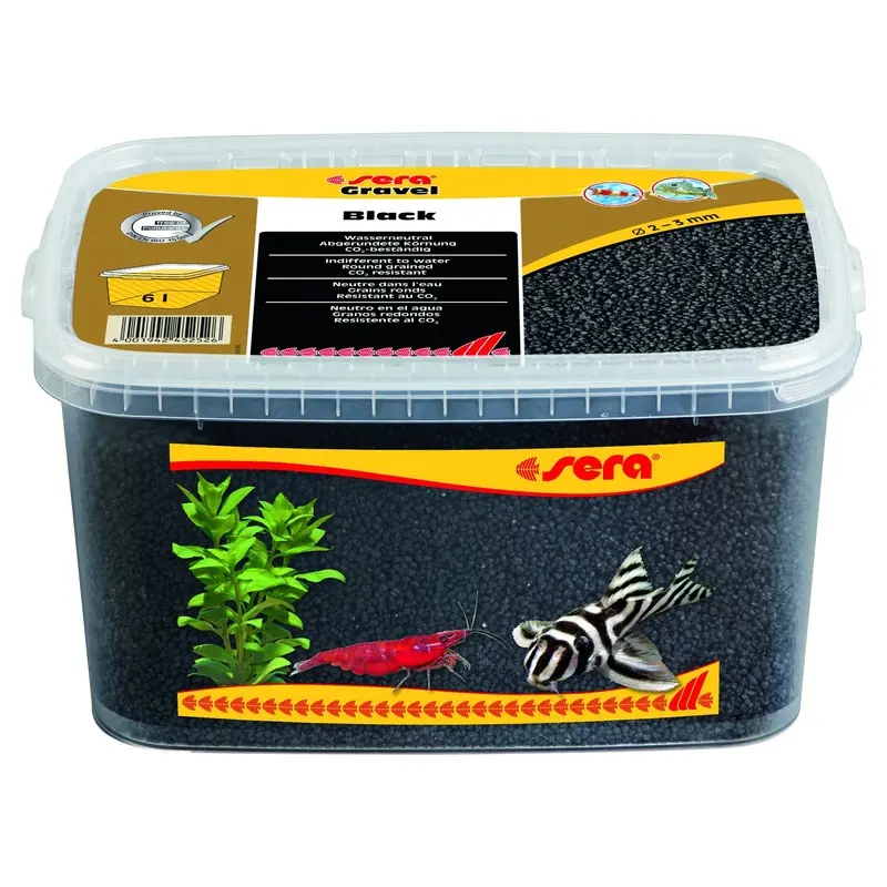 sera Gravel Black  2  3 mm 6 L