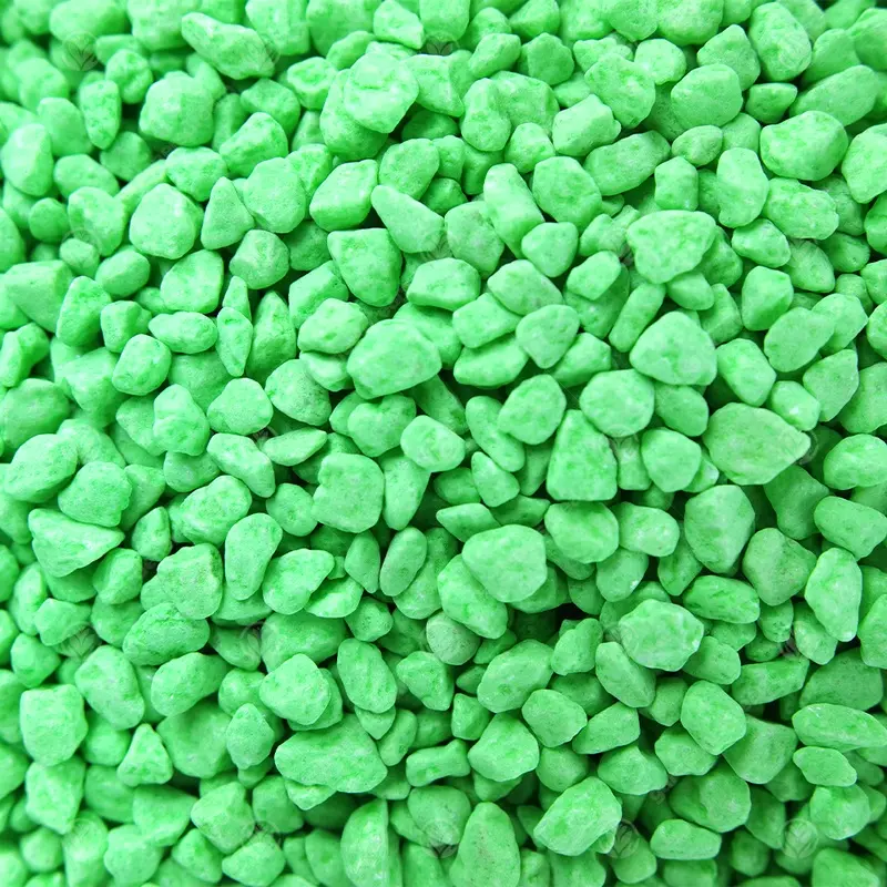 Gardeners Dream Green Fluorescent Aquatic Gravel - 20Kg