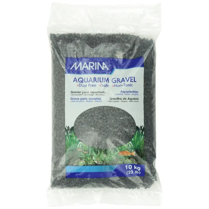 Marina Decorative Aquarium Gravel, 10 Kg, Black