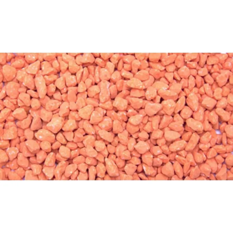Dihl Orange Coloured Aquarium Gravel - 3Mm To 8Mm Tropical Decorative Fish Tank 2Kg