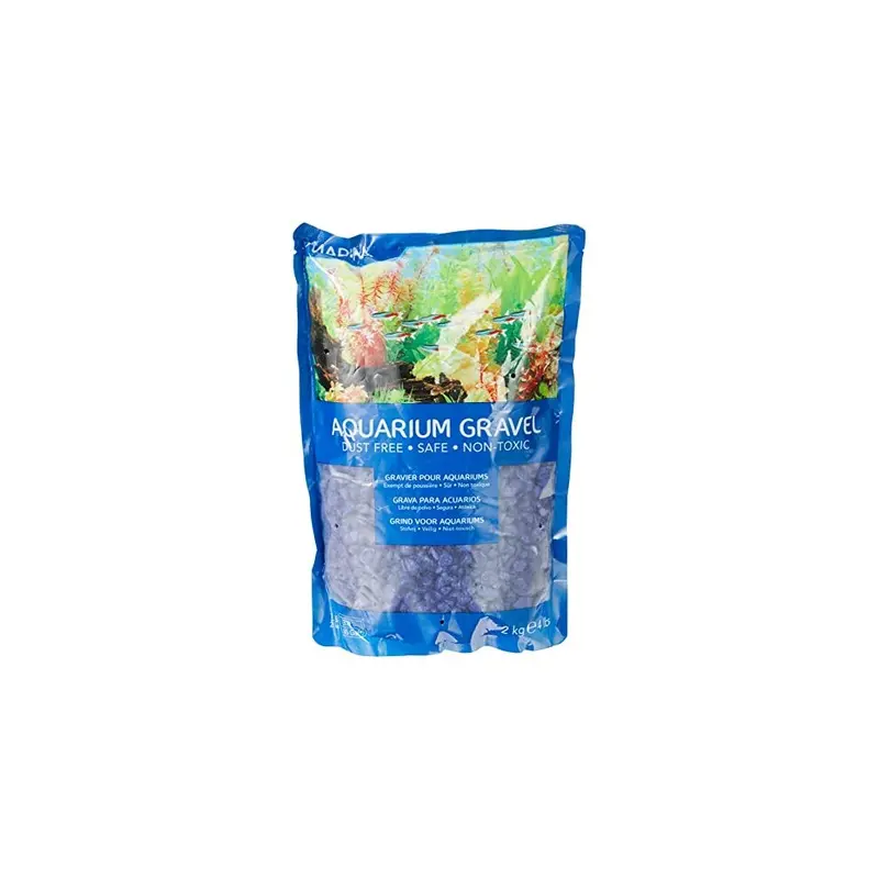 Marina Blue Decorative Aquarium Gravel, 2 Kg, 2Kg