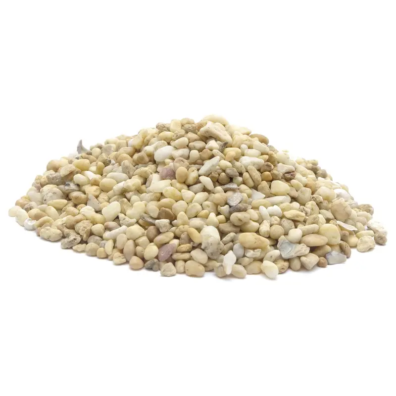 Marina Decorative Aquarium Gravel Natural Desert Pebble, Beige, 2-4 mm, 10 Kg