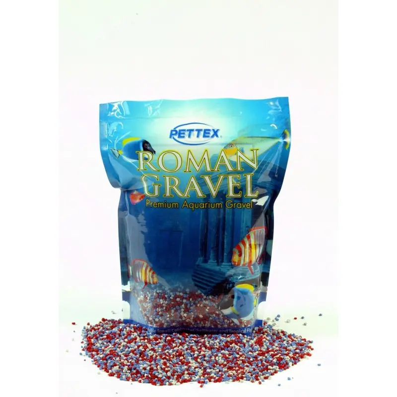 Pettex Aquarium Roman Gravel - Tri-Colour - Bag 2Kg