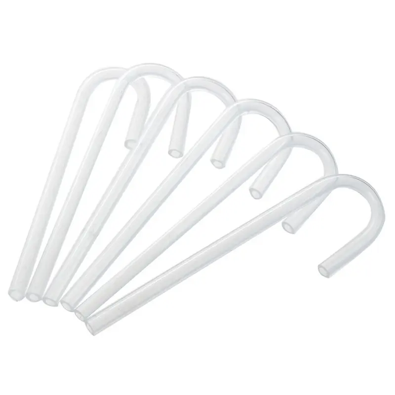 Tlily 6Pcs Acrylic Pipe U Shape Tube Bend For Aquarium Co2 System/Diffuser