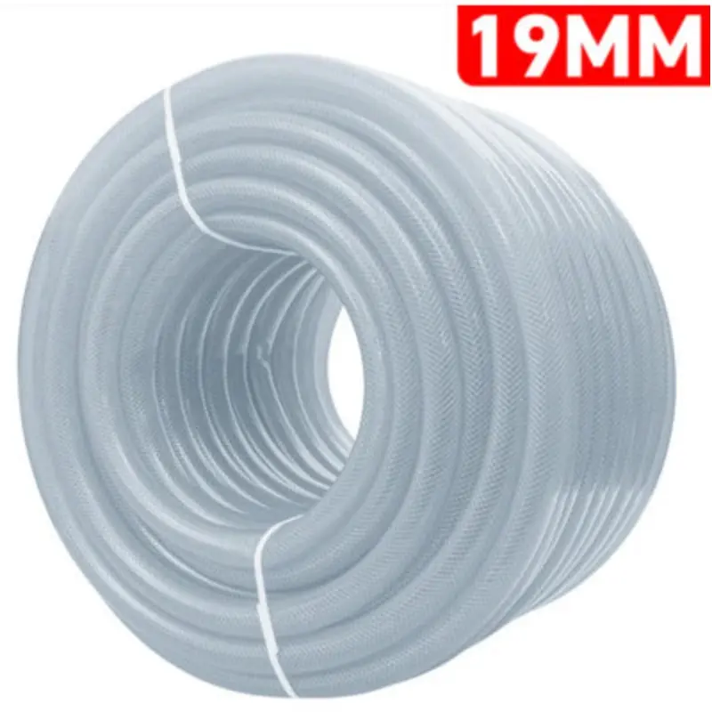 Ap Supplies Light Clear Braided Pvc Pipe 19Mmx3mm - Meters Size 3