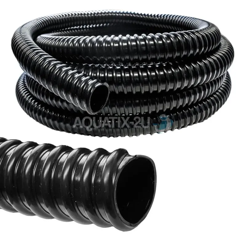 Pisces Black (40Mm (1.5 Inch), 25M) Flexi Pond Hose 12/20/25/32/38/40/50 Mm Size 1.5