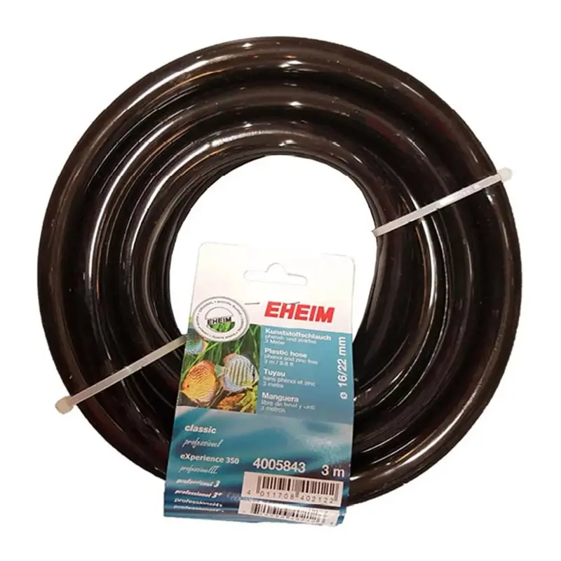 Eheim 16/22mm Plastic Hose 3m Length zinc Free POND Hose Black  4005843