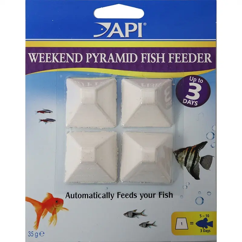 Api 3 Day Holiday Pyramid Fish Feeder 40G