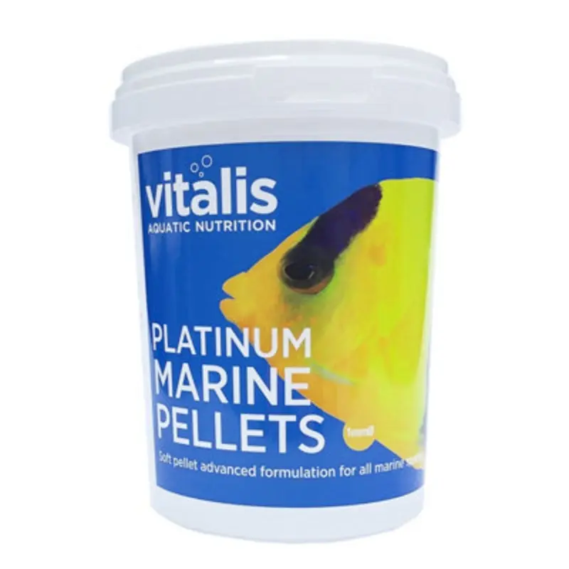 B&Q Vitalis Platinum Marine Pellets Xs 1Mm Fish Food 260G