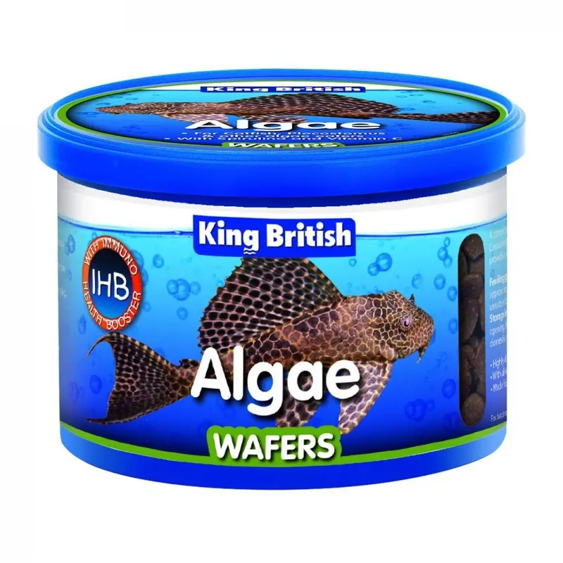 King British Algae Wafers Aquarium Fish Food - 200G