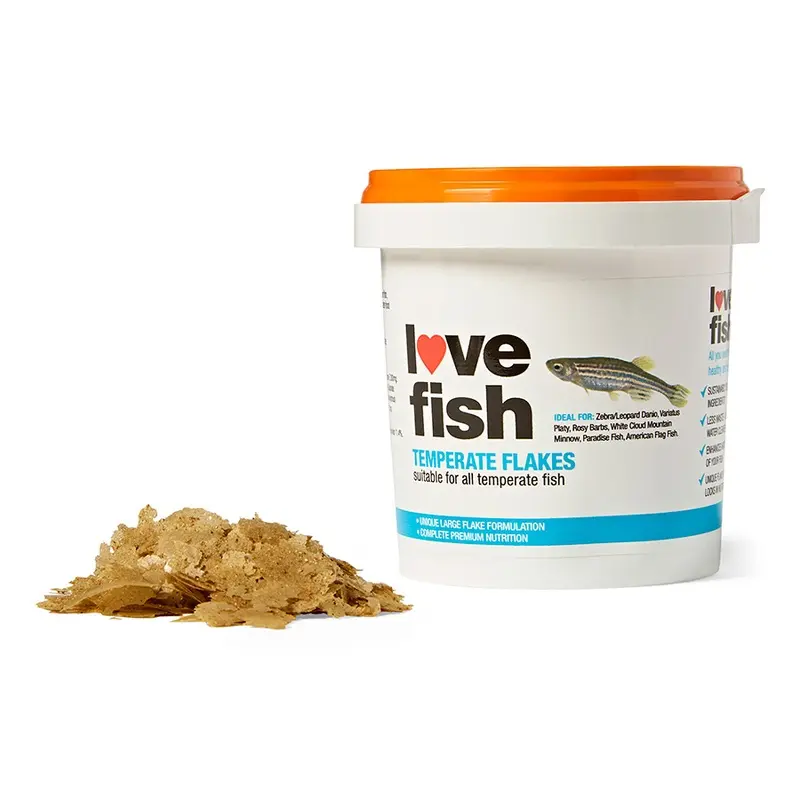 Love Fish Temperate Fish Food Flakes 10G