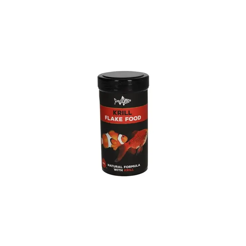 Fishscience Krill Flake Food (250Ml) | Freshwater And Marine Fish Food 50G