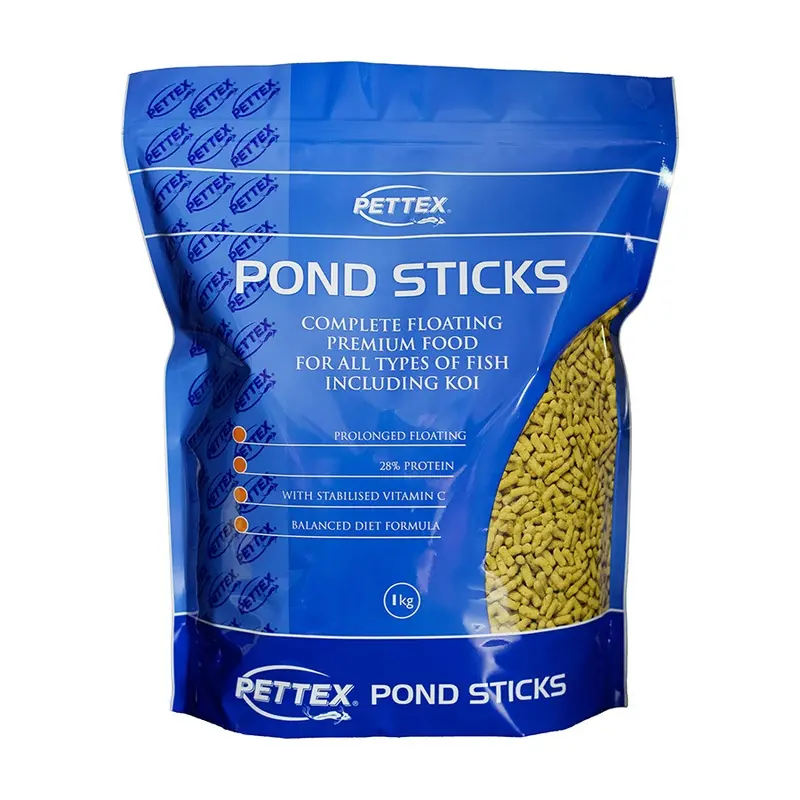 Pettex Aquatics Premium Pond Fish Food Natural Sticks 1Kg