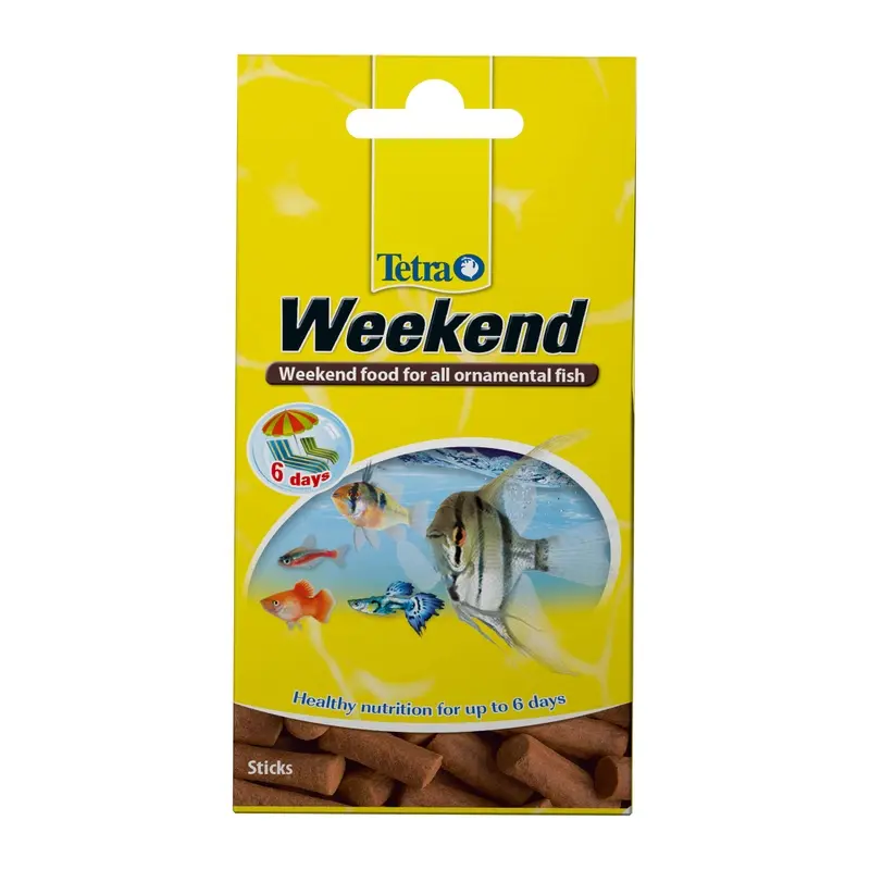Tetra Weekend 6 Day Healthy Nutrition Tropical Fish Food Sticks 90G