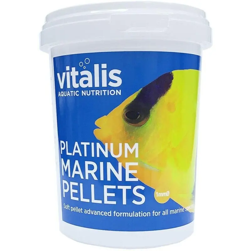 Vitalis Platinum Marine Pellets (1Mm) Fish Food 1.8Kg