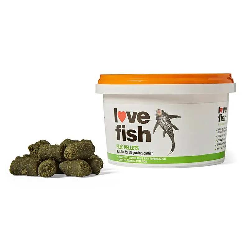 Love Fish Plec Fish Food Pellets 140G