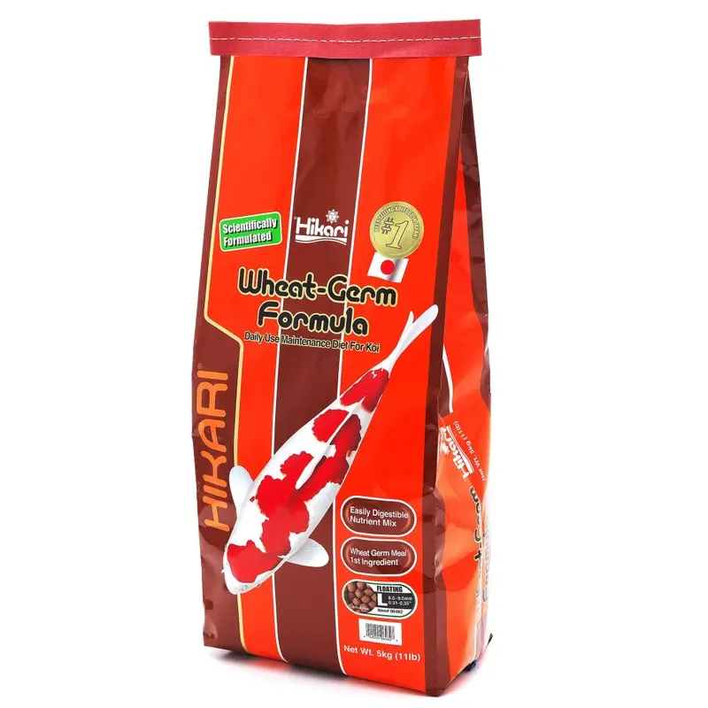 New Hikari Wheatgerm Fish Food - Pellet 5Kg Large