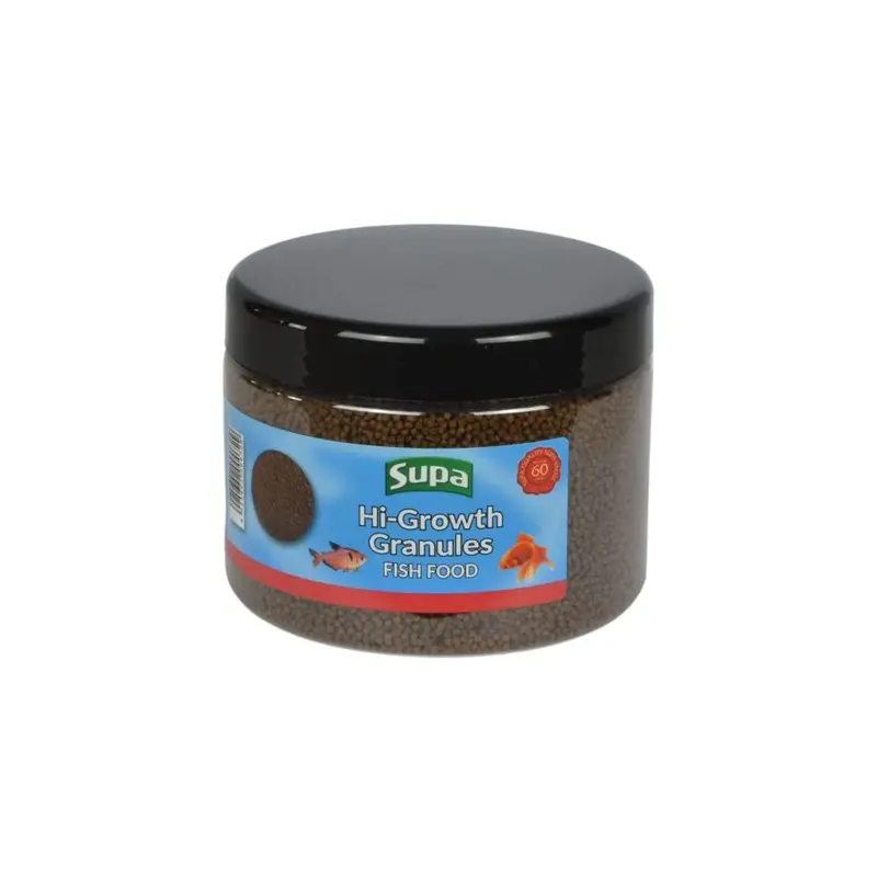 Supa Hi-Growth Granules Fish Food - Coldwater/Tropical, Balanced Diet 350G