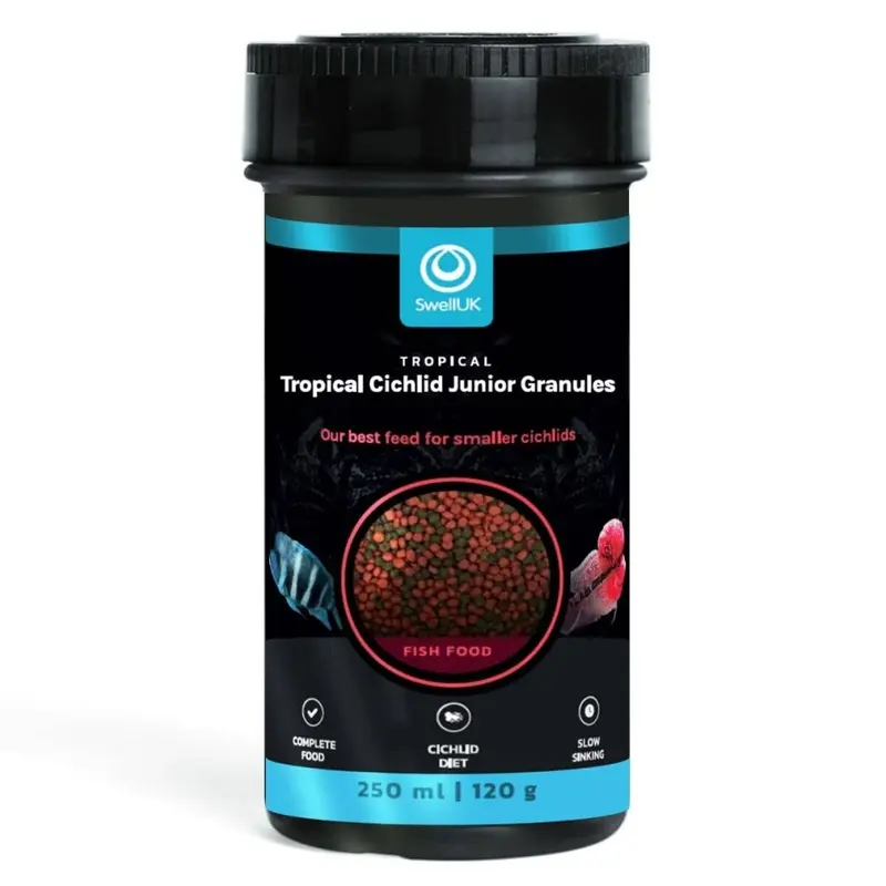 Swell Uk Swell Tropical Cichlid Junior Granules 250Ml/120G - Pack Size 2