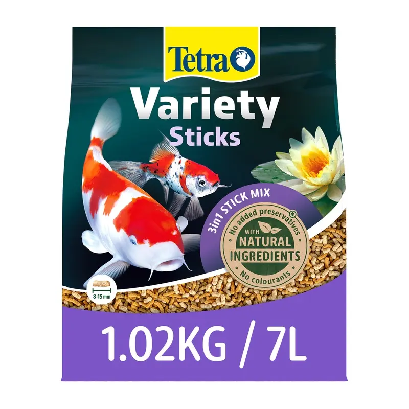 Tetra Pond Floating Variety Sticks Complete Fish Food 1.02Kg