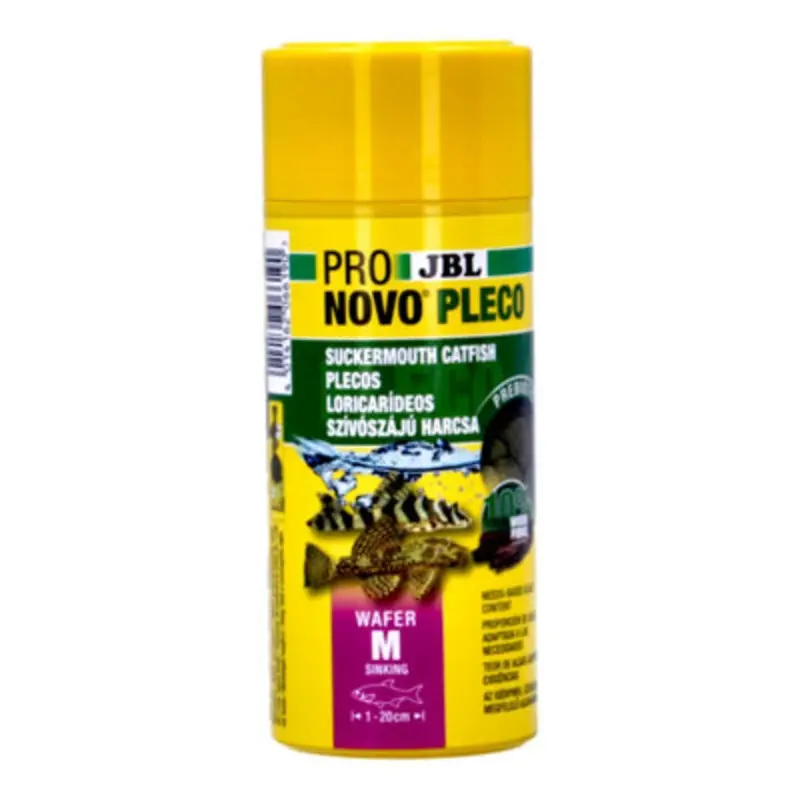 Jbl Novo Pleco Sinking Algae Wafers Spirulina Fish Food High Energy Aquarium 250Ml
