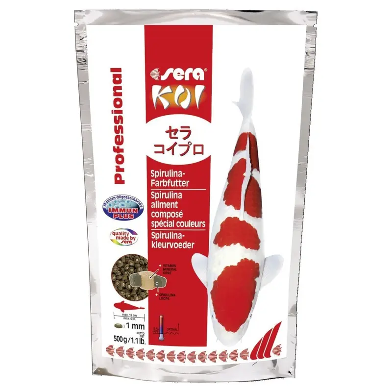 Sera Koi Professional Spirulina Colour Fish Food