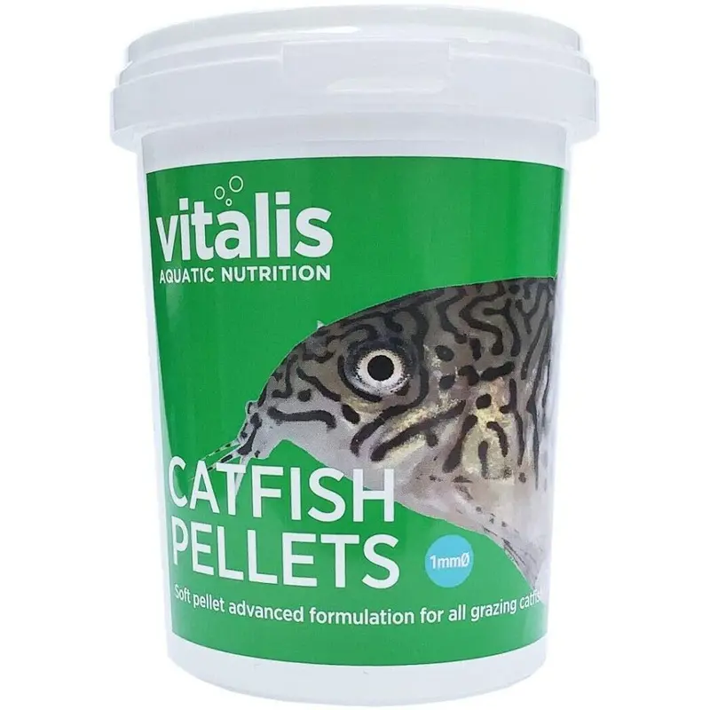 Vitalis Catfish Pellets 1Mm Fish Food 1.8Kg Small