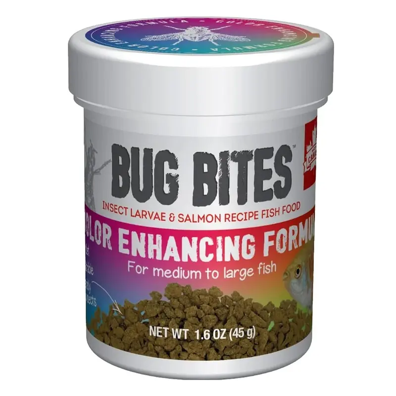 Fluval Bug Bites Colour Enhancing Fish Food 45 g