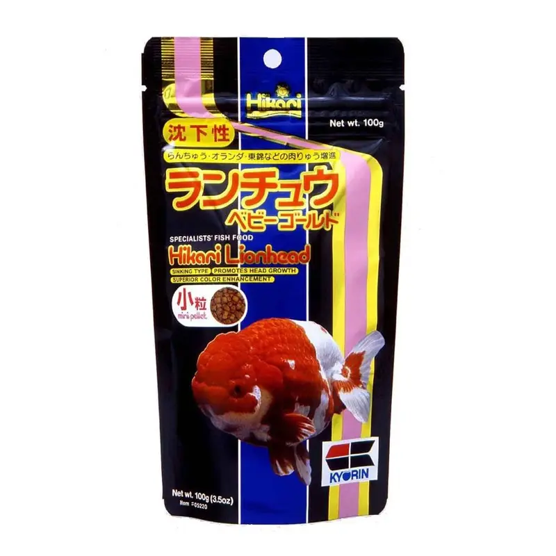 Hikari Lionhead Mini Fish Food 100g Sinking Goldfish Aquarium Fish Tank Food
