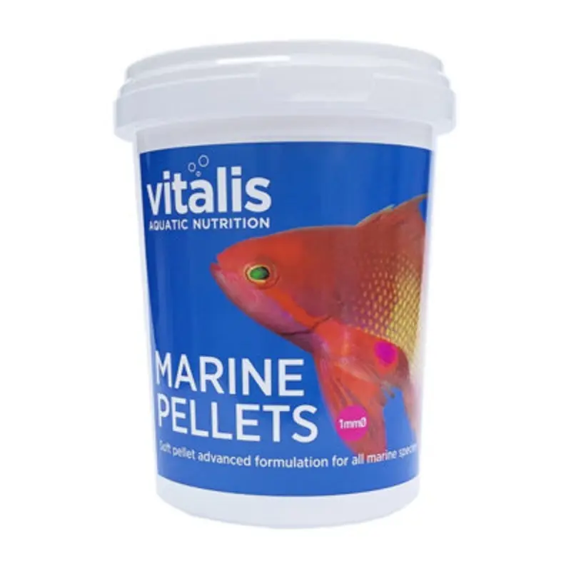B&Q Vitalis Marine Pellets Fish Food Natural Sinking Aquarium Tank 260G