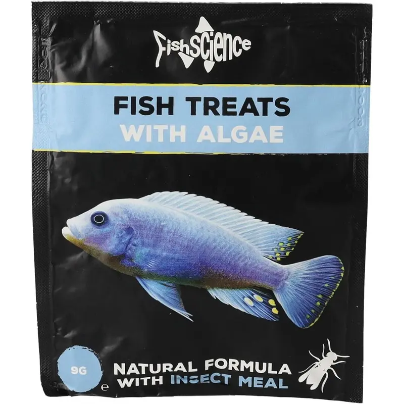 Fish Science Fish Treats With Algae Sachet Single 9G
